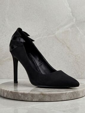 EUC Black New York & Company Magdi Women's Pointy Pump Heels Size 8.5!